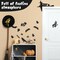 4 Pcs Halloween Door Topper Black Cats Silhouette (Black)